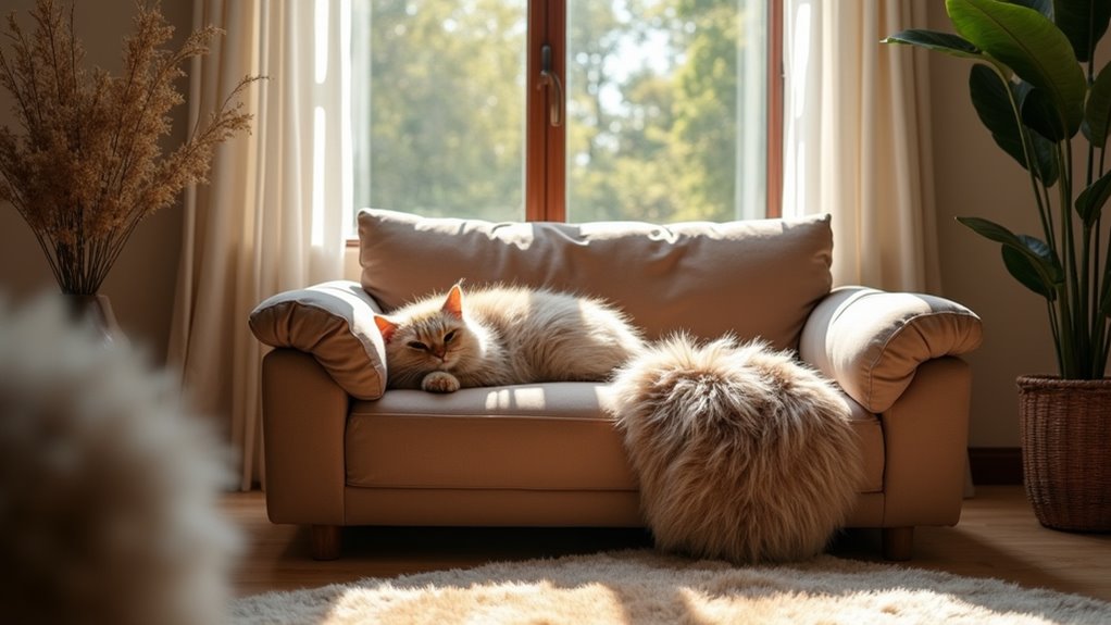 luxurious cat sofa comfort
