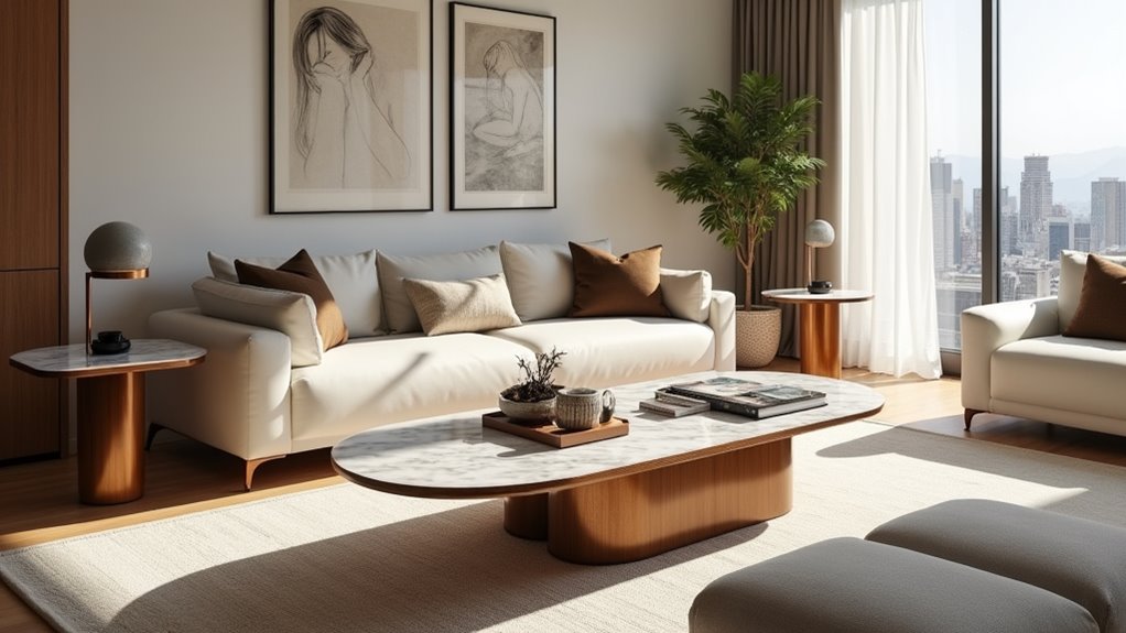 luxurious coffee table design