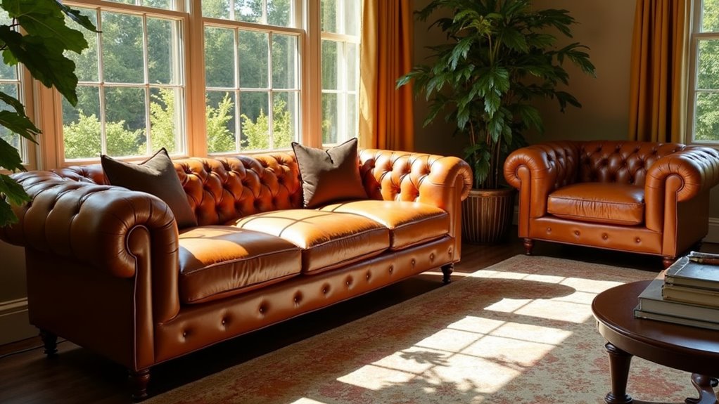 luxurious contemporary chesterfield design