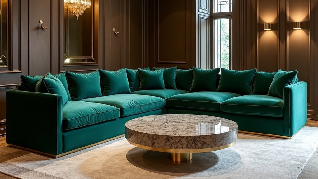 luxurious customizable sectional sofa