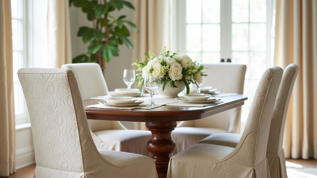luxurious durable dining chair covers