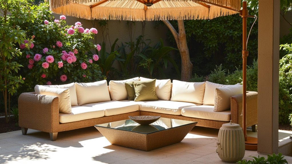 luxurious durable outdoor sofa