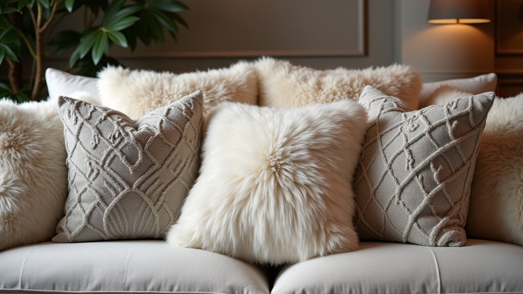luxurious faux fur textures