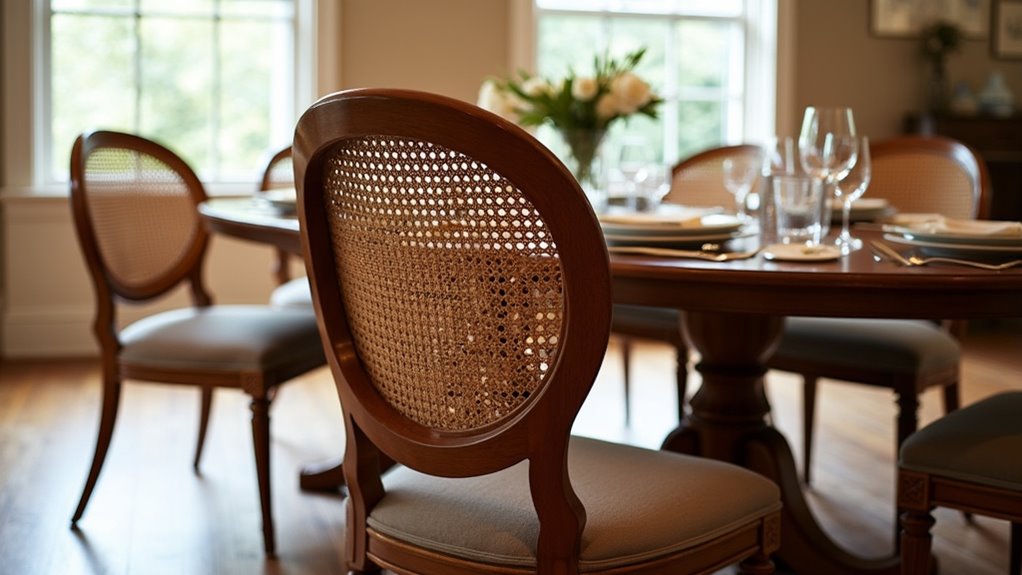 luxurious industrial dining chair