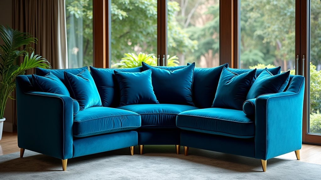 luxurious jewel toned velvets