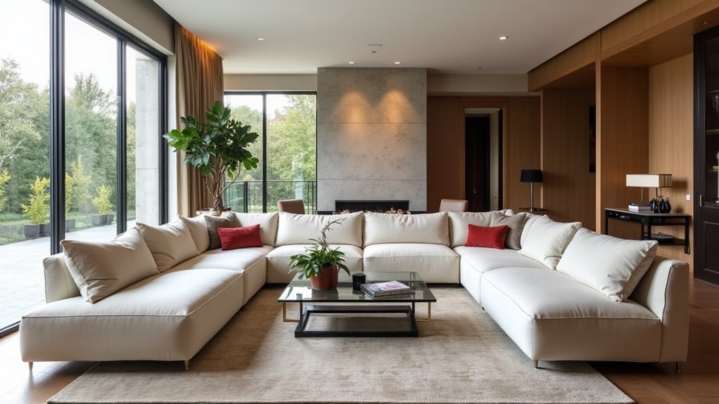 luxurious modular comfort sofa