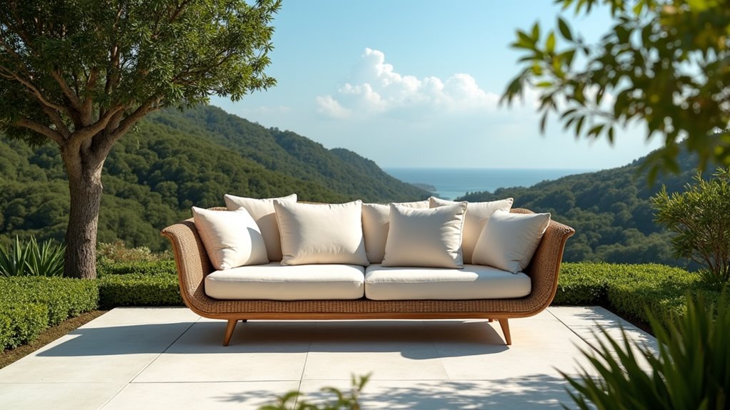 luxurious outdoor seating elegance