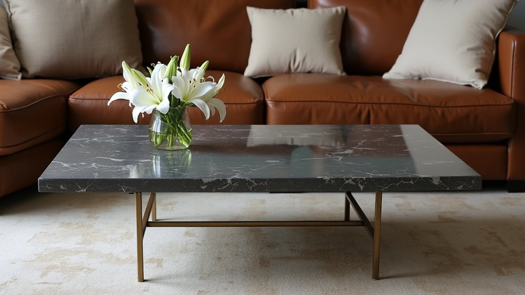 luxurious stone coffee tables