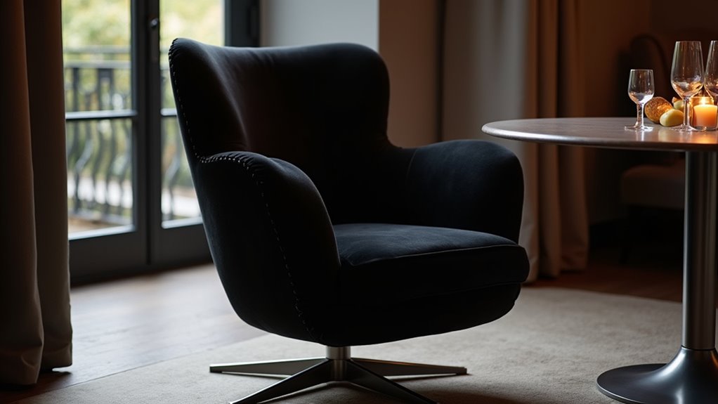 luxurious swivel armchair elegance
