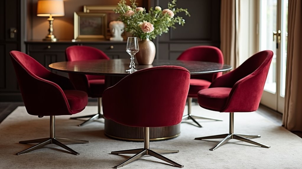 luxurious velvet dining experience