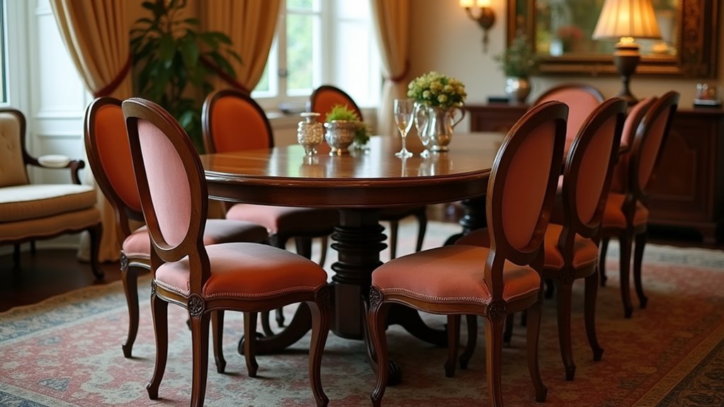 luxurious velvet fauteuil chairs