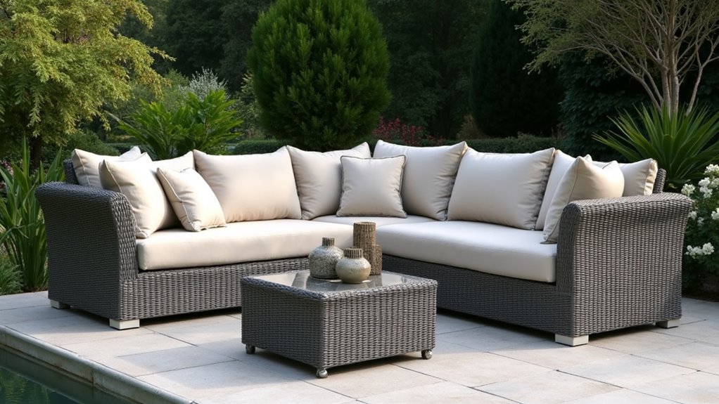 luxurious versatile outdoor seating