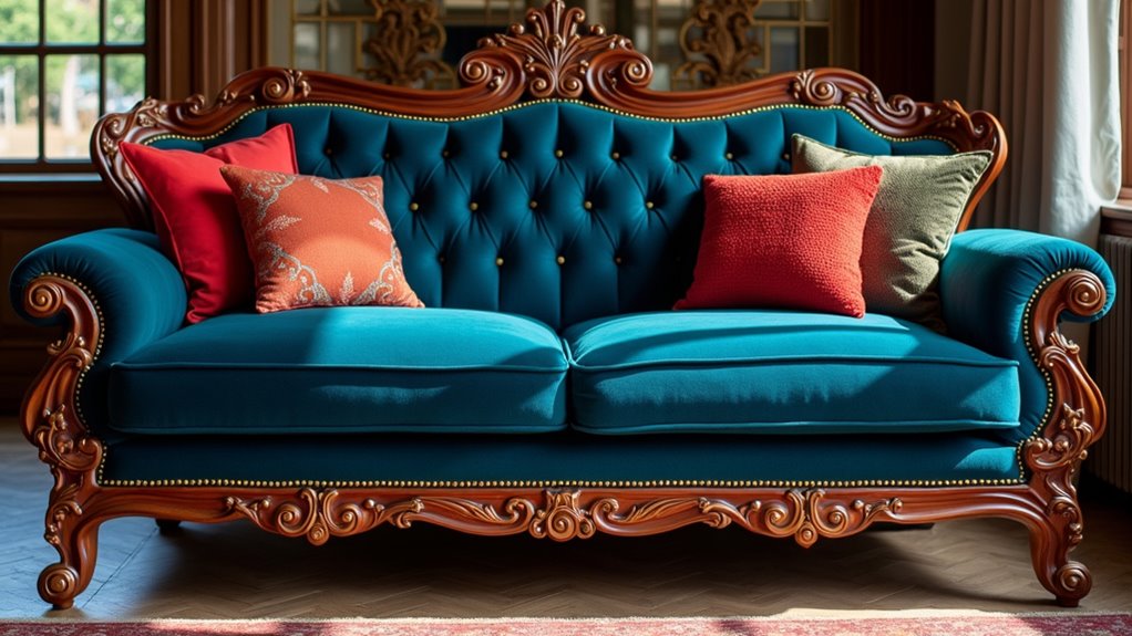 luxurious wooden sofa options