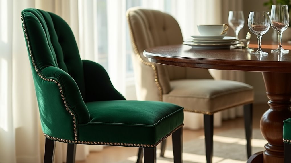 luxury comfort dining chairs