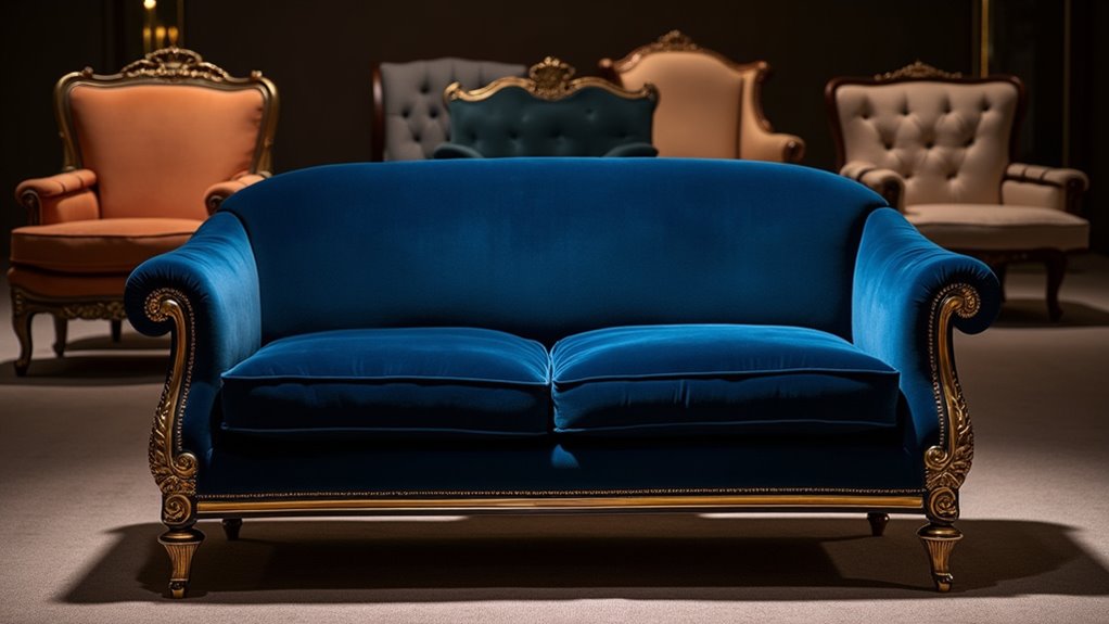 luxury curved sofa design