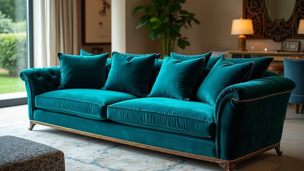 luxury fabrics enhance interiors