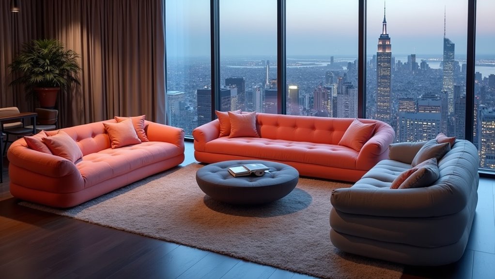 luxury inflatable smart sofa