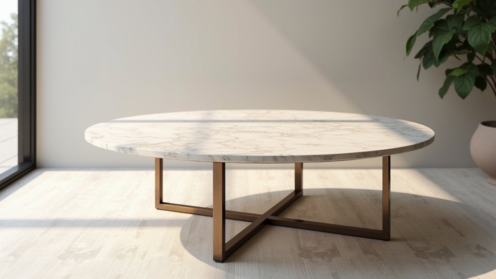 luxury marble coffee table