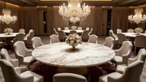 luxury marble dining sets