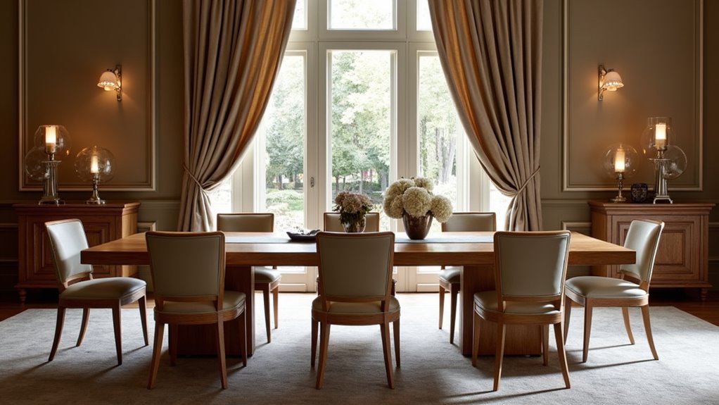 luxury modern dining table