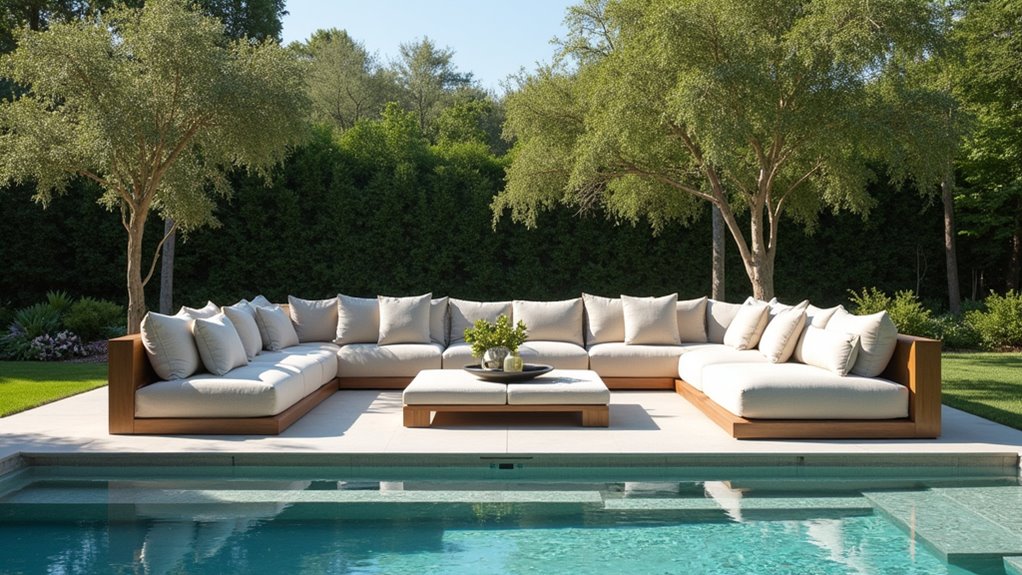 luxury outdoor modular sofa