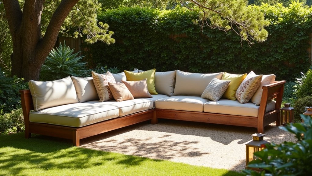 luxury outdoor sectional furniture