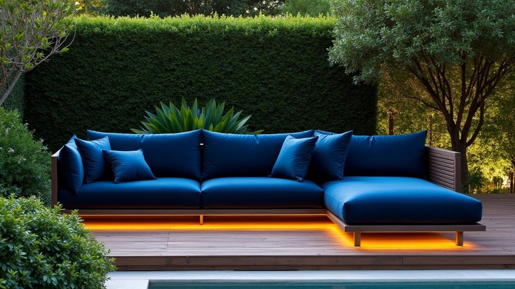 luxury outdoor sofa elegance