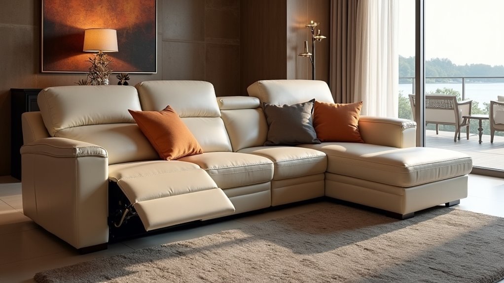 luxury reclining sofa comfort