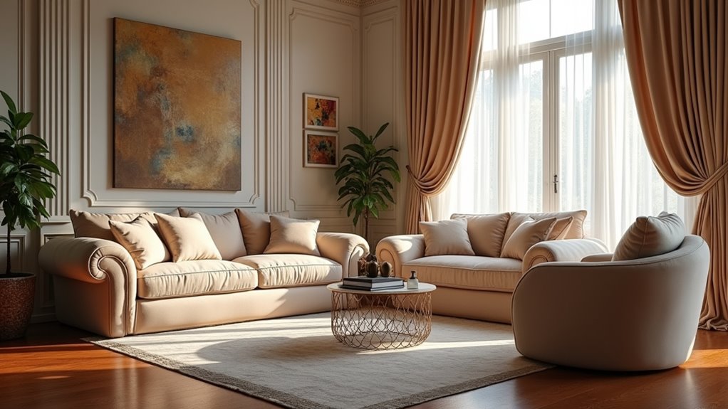 luxury sofa enhances living space