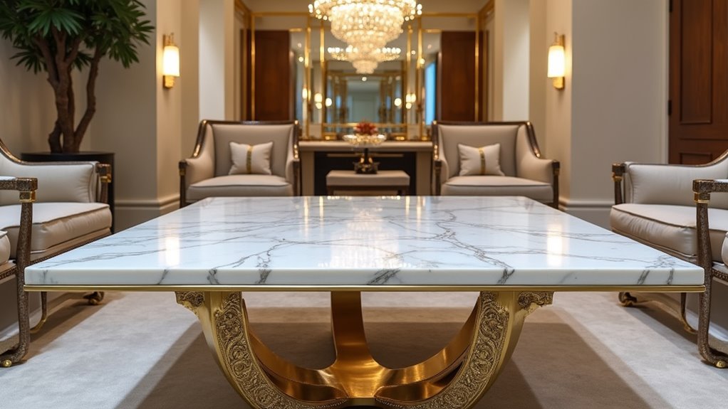 marble and gold elegance