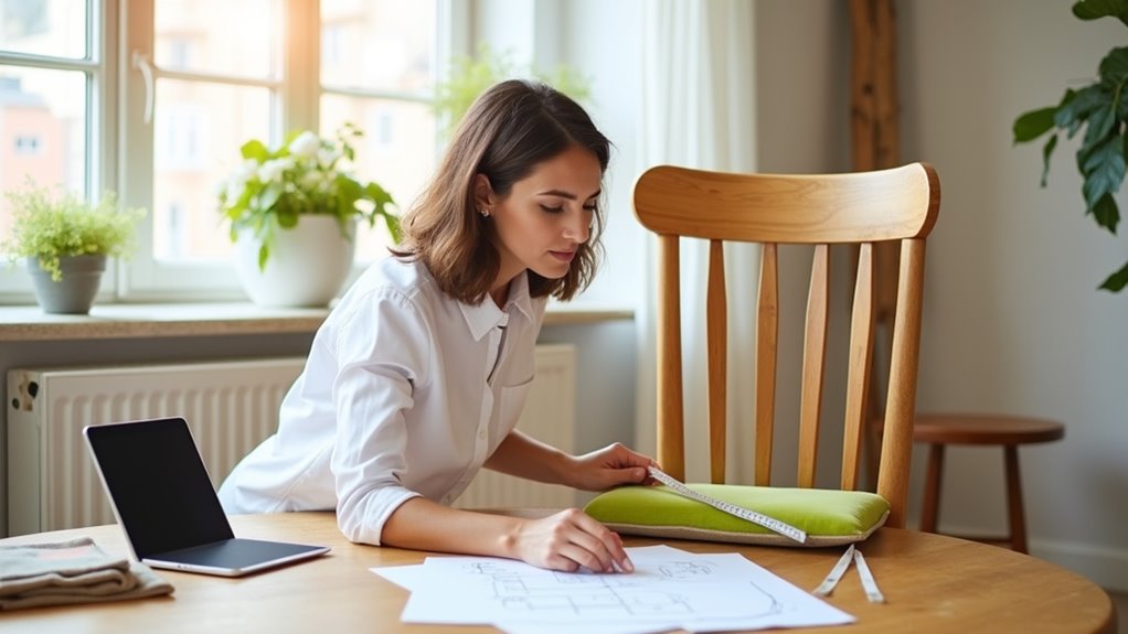 measure chair cushions accurately