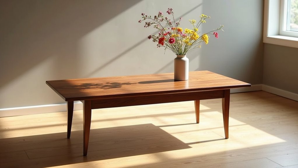 mid century modern coffee table