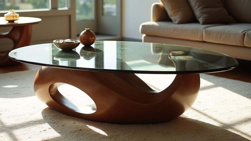 mid century modern coffee table