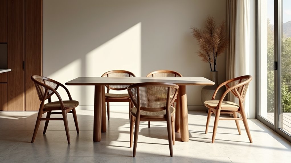 mid century modern dining chairs