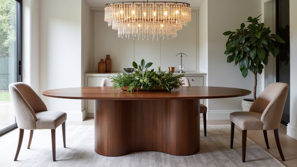 mid century modern dining table