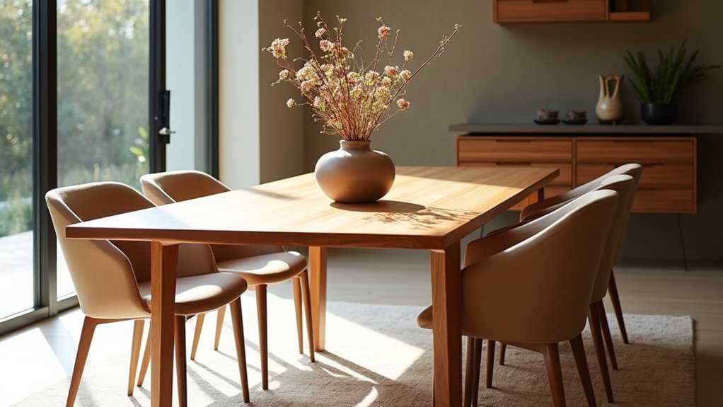 minimalist elegance in dining