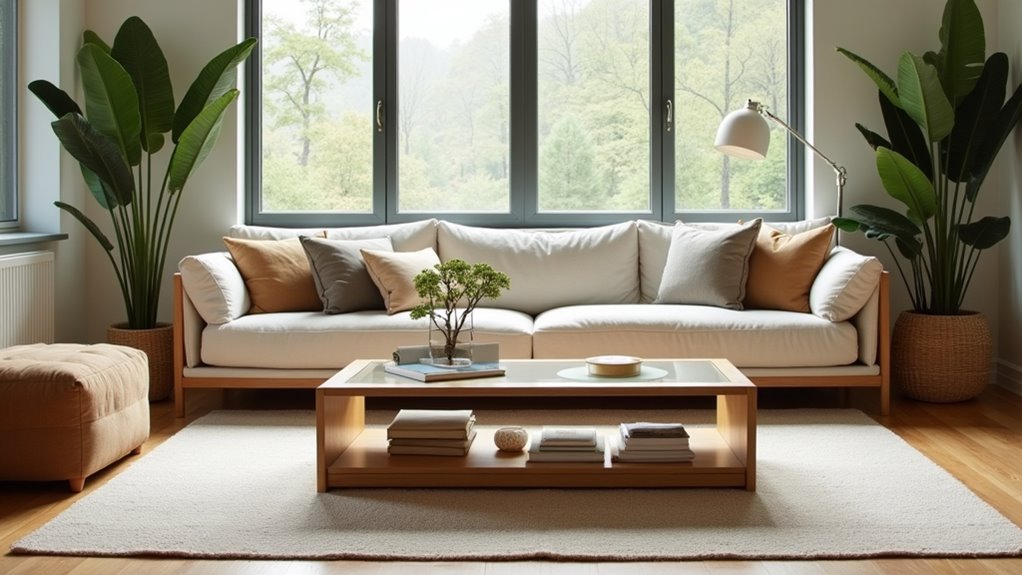 minimalist functional scandinavian coffee table