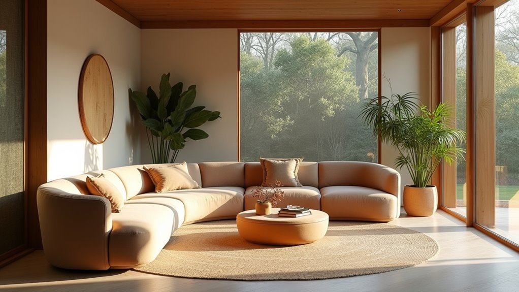 minimalist mid century comfort sofa