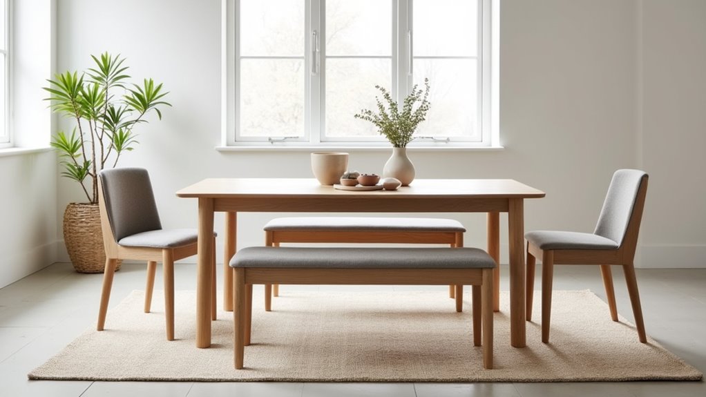 minimalist scandinavian dining elegance