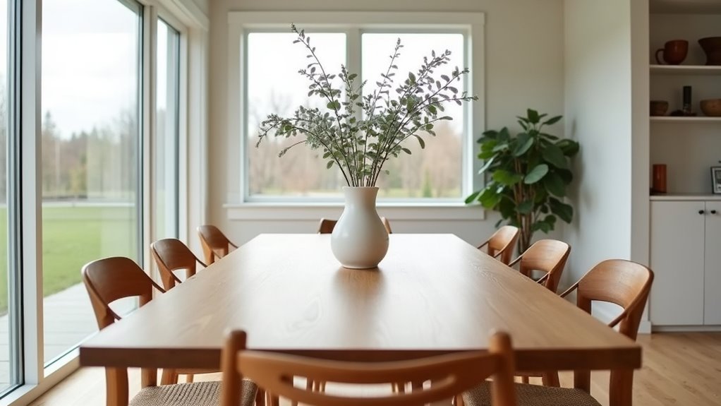 minimalist scandinavian dining tables