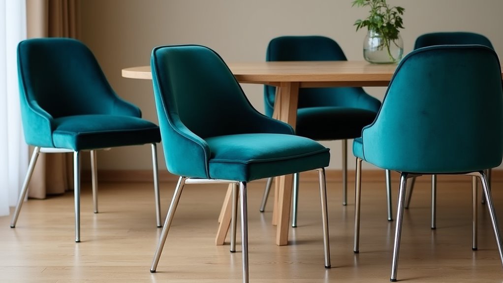 minimalist sleek side chairs