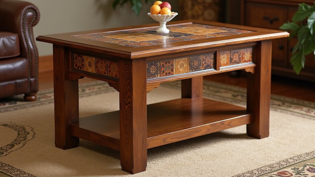 mission style oak furniture set