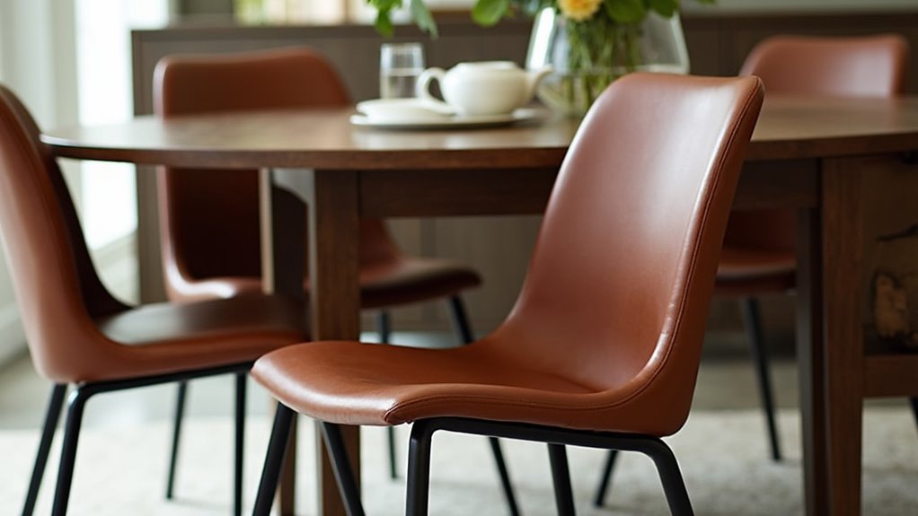 modern artisanal leather chair