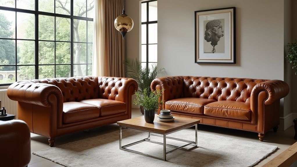 modern chesterfield sofa features