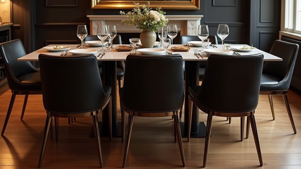 modern elegance in dining