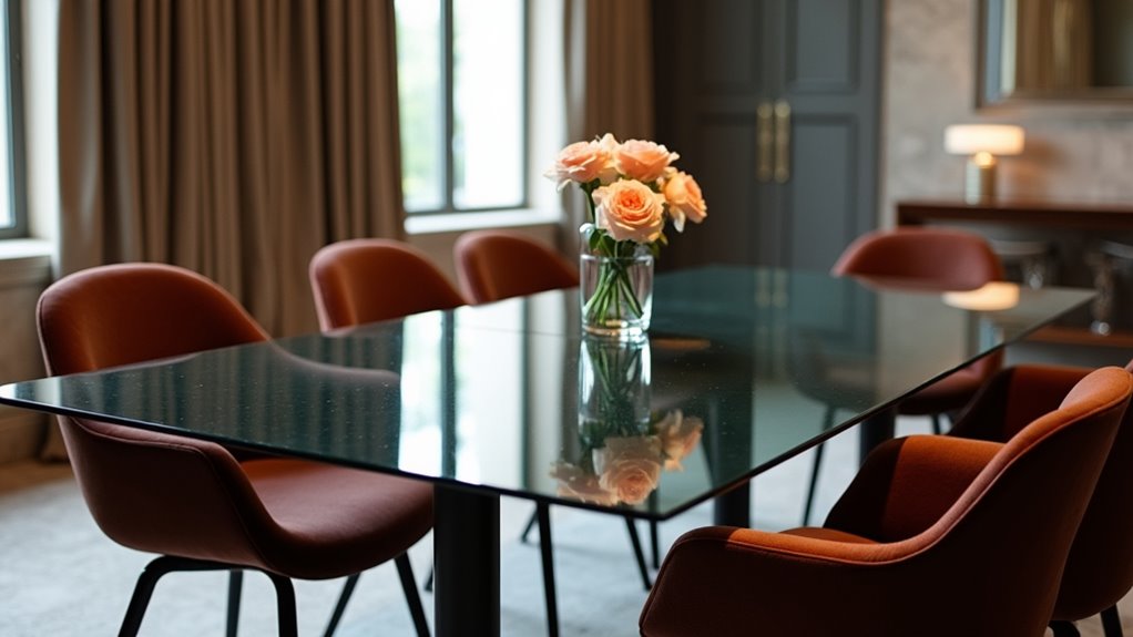 modern elegance in dining