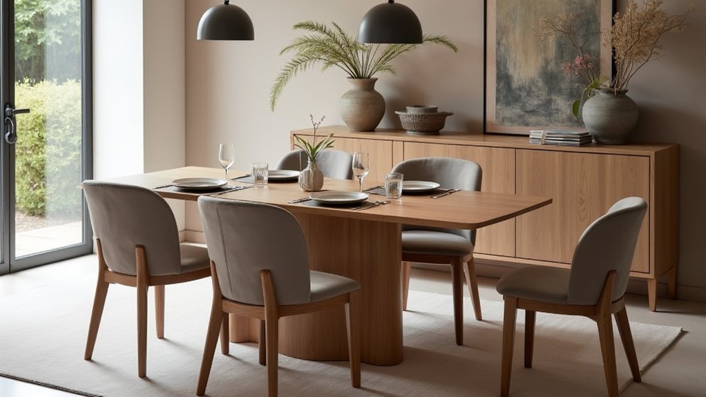 modern elegant dining set