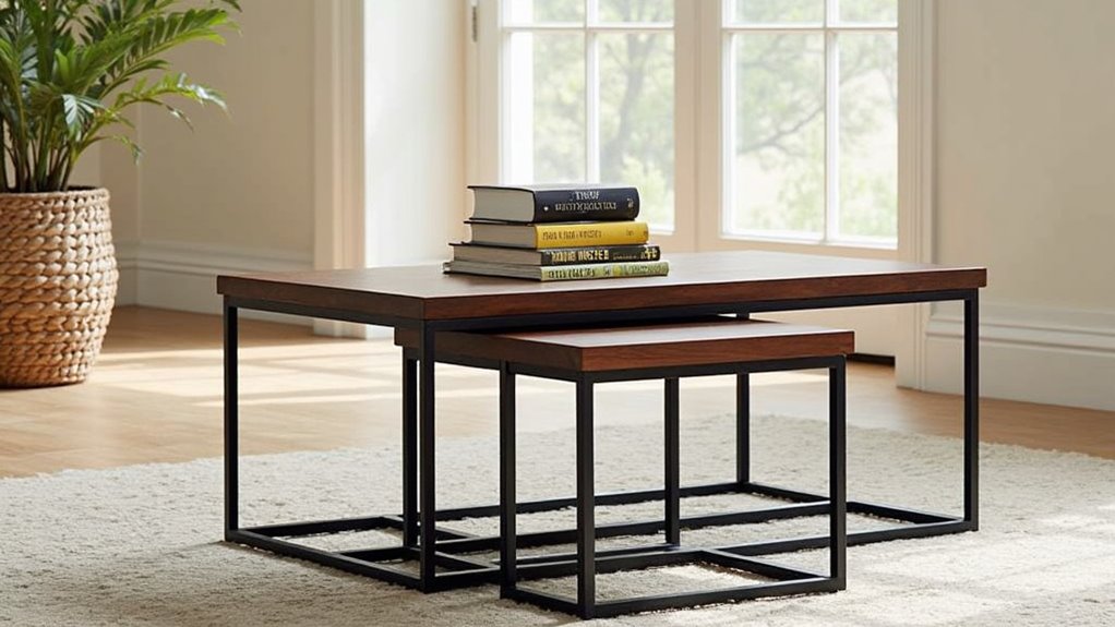 modern elegant nesting tables