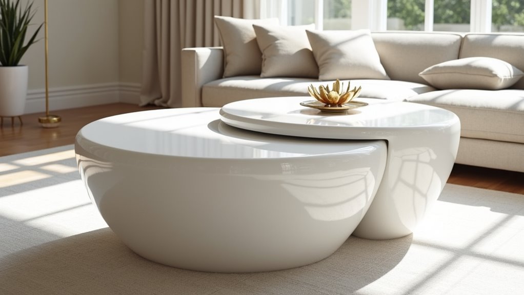 modern elegant nesting tables