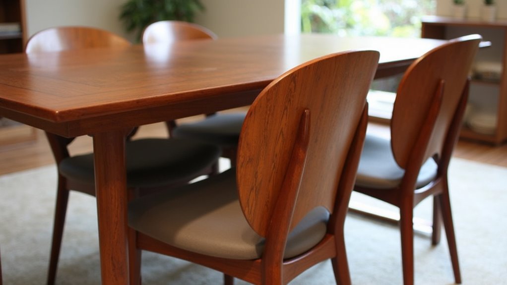 modern elegant wooden dining chair